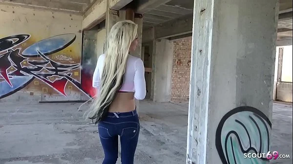 GERMAN SCOUT – Huge Tits MILF Seduce to Sex at Real Public Agent Casting for Cash