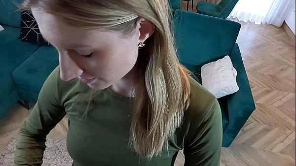 Cute mommy needs money – quick dick sucking for porn casting