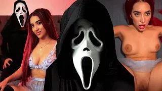 Entran a mi casa asustarme y me terminan follando | Halloween – Jessica Sodi